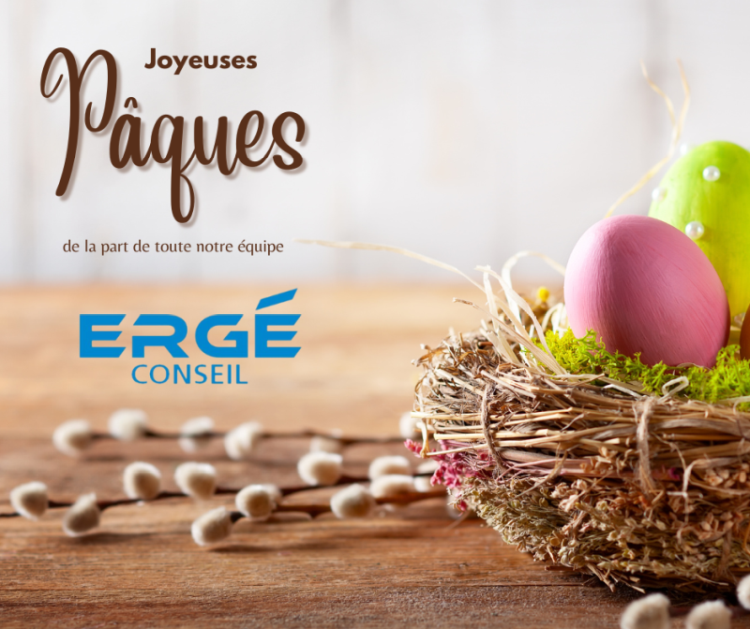 Ergé Conseil, entreprise d'assainissement dans les Vosges, vous souhaite de joyeuses Pâques